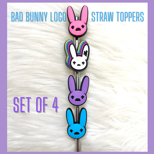 Bad Bunny Drip straw topper – platinum-crafts